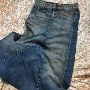 Vintage denim skirt